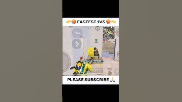 Fastest 1v3🥵 #shorts #short #shortvideo #youtubeshorts #viral #pubgmobile #bgmi #pubg