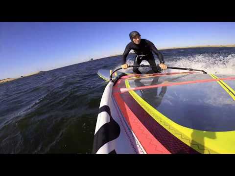 Windsurfing O'Neill Forebay July 2 2020 - JP Wave Slate 79L Goya Banzai 4.2/3.7
