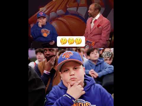 The Rizzler taught Walt Frazier the rizz face 😂 (via @msgnetworks/TT)
