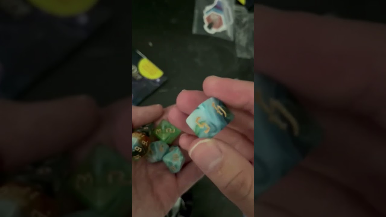 unboxing mystery dice - week XVII 