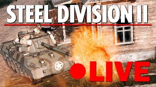 Steel Division Sunday! | BEST WW2 RTS Steel Division 2 Live Gameplay 02/06/24