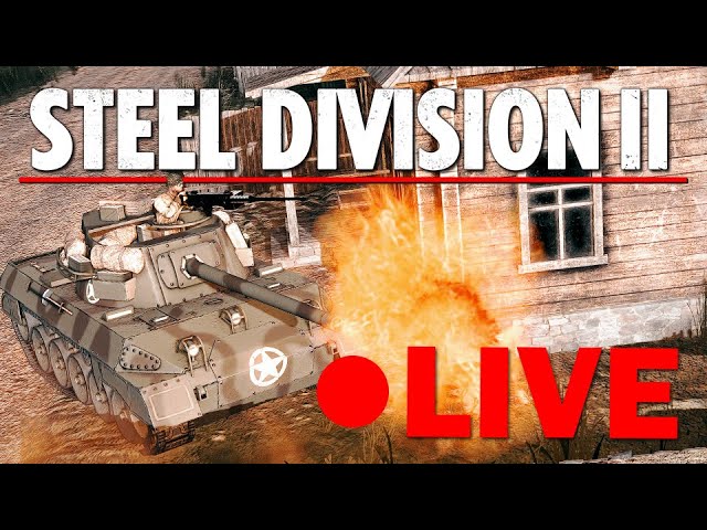 Steel Division Sunday! | BEST WW2 RTS Steel Division 2 Live Gameplay 02/06/24