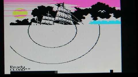 Progress bar on Oric Atmos loading a tape file