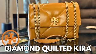 My First Tory Burch Bag! | Diamond Quilted Kira Unboxing | First Impressions | What Fits