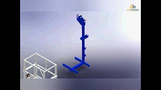 How to install single person suspended platform