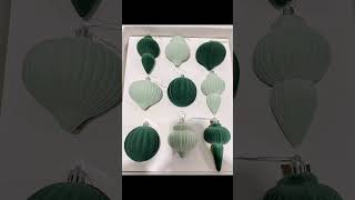 ✨Flocked Xmas Orb🔥 Custom shapes/colors #bridaldetails #christmas #B2BDecor #FestiveFlocked