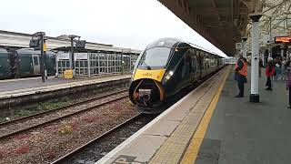 train arriving at Taunton railway station this morning.28.4.24.