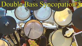 Double Bass Syncopation 5 Pattern 26
