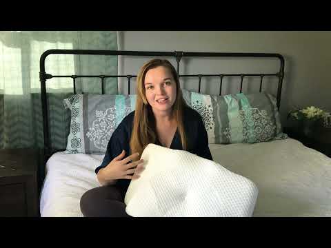 Review of Osteo Cervical Pillow for Neck Pain Relief, Hollow Design Odorless Memory Foam Pillows