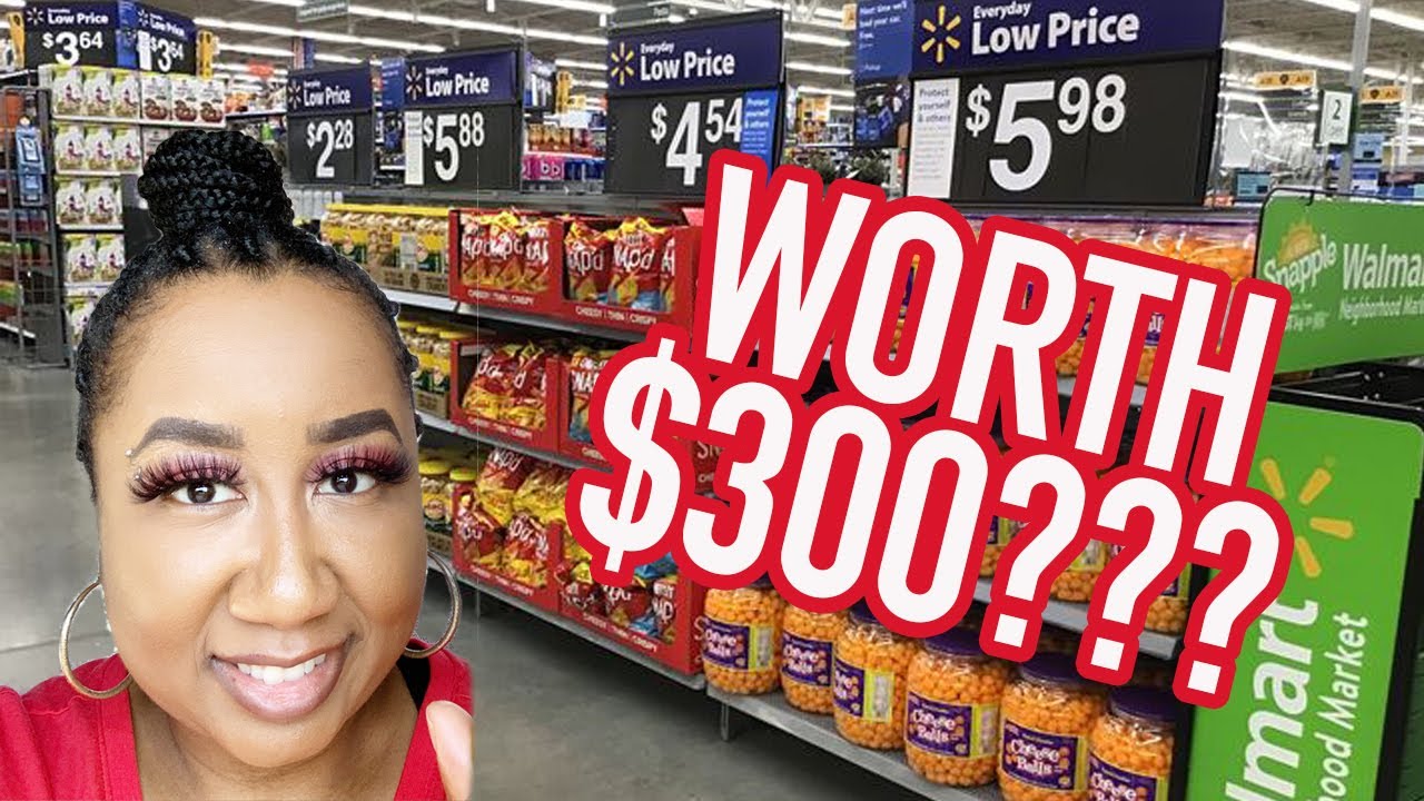 WALMART GROCERY HAUL || $300 Budget Feeds Family of 6. How much grocery is worth?