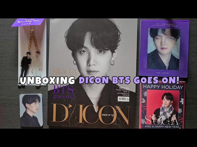 Dicon Vol.10 BTS goes on! Unboxing | BTS 방탄소년단 SUGA (ENG VER