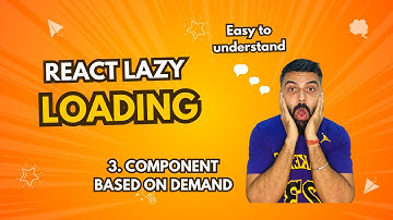 Component-Based On-Demand Loading Explained 🚀  | React Lazy Loading