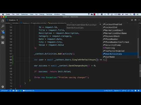 3  Updating the Create Activity handler