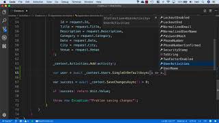 3  Updating the Create Activity handler