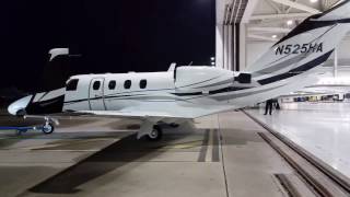 1st flight of a Tamarack Active Winglet equipped CJ