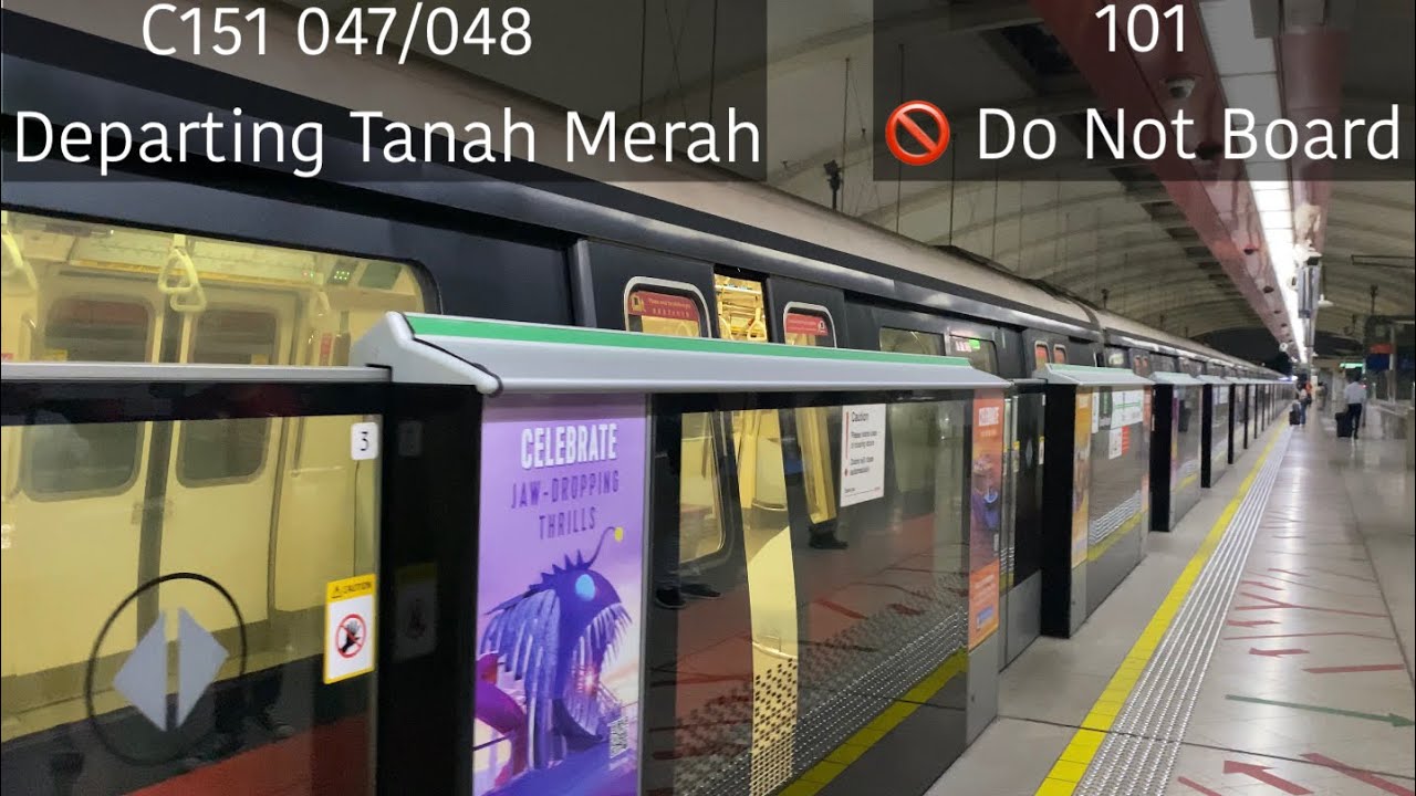 [SMRT] [Retired] [Exclusive - Door Fault] Kawasaki C151 [047/048] - Dep Tanah Merah (DNB) (CGL)