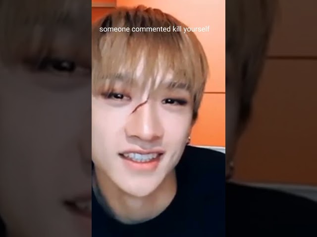 Chan Stray Kids- (sad moments) Hate Comments class=