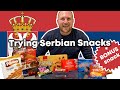 American tries Serbian (Balkan) snacks and candy in Belgrade, Serbia 🇷🇸