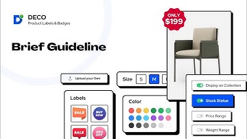 Brief Guideline | DECO Product Badges app for Shopify