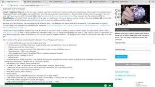 CircuitPython & ChromeOS: Introduction to Circuit Playground Express with Tony D!