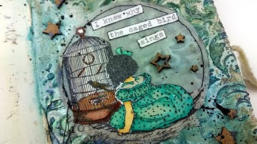 Mixed Media Mania Fall 2018 YouTube Hop || Art Journal Page || I know Why