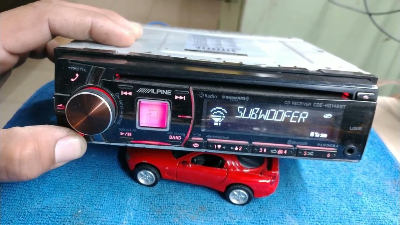 Alpine Cdehd148bt YouTube