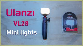 Ulanzi VL28 Mini Lights I أصغر اضاءة للفلوغر