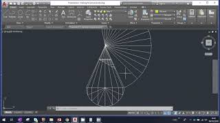 Drawing of oblique cut cone top pattern development