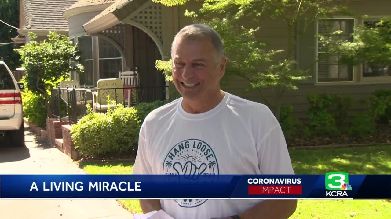 Sacramento man on his feet again after COVID-19 put him hospital for 2 months