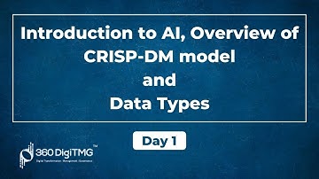 FDP-Day 1 | AI Introduction | Overview of CRISP-DM Model & Data Types | TASK | 360DigiTMG