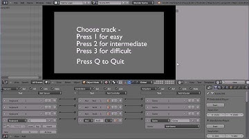 Blender Tutorial Car Racing Game - Setting up a Menu to Load Game Levels (Different Tracks)