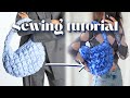 Diy quilted bag with free pattern  sewing the cos quilted bag  step by step tutorial