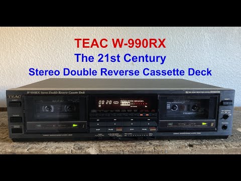 TEAC W-990RX / THE 21st CENTURY STEREO DOUBLE REVERSE CASSETTE