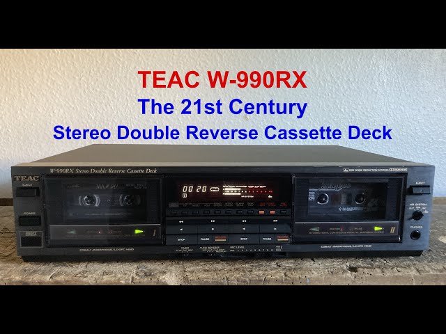 TEAC W-990RX / THE 21st CENTURY STEREO DOUBLE REVERSE CASSETTE