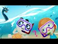 Big Monster Jump From Water | Kids Swim Away Very Fast | Cartoon for Kids | New Funny Episodes