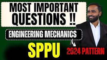 MOST IMPORTANT QUESTIONS | ENGINEERING MECHANICS | PRADEEP GIRI SIR