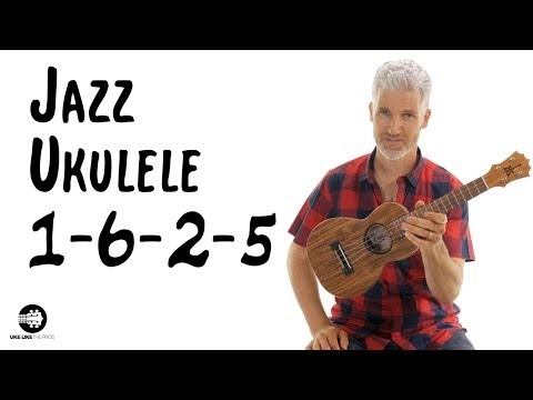 Jazz Ukulele Lesson  I  VI  II  V Chord Progression