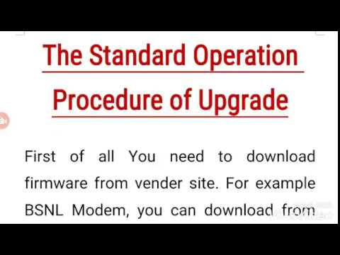 How to Upgrade Firmware of your Modem | ADSL Modem firmware upgrade ||