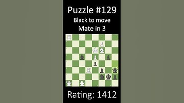 Daily Chess Puzzle no.129 #shorts
