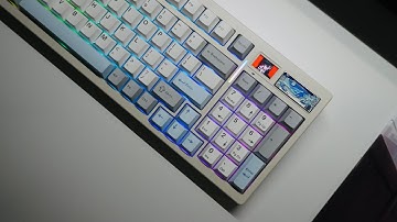 Budget CREAMY keyboard with LCD Screen ⌨️ YUNZII IF99 | Review sorta