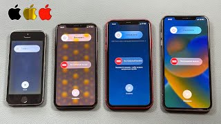 Boot Animation & Incoming call at the Same Time Phone 10S Max vs iPhone 11 vs iPhone Xs vs iPhone 5s Resimi