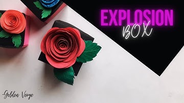 Infinity Explosion Box | DIY Tutorial | Step by Step | #GOLDENVERGE