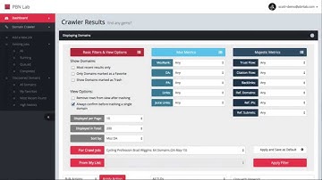 Welcome to PBN Lab - Expired Domain Crawler