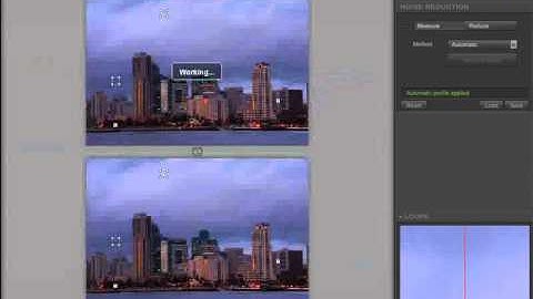 Dfine User Interface in Lightroom