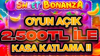 🍭 Sweet Bonanza 🍭Slot Oyunları 2.500TL KASAYLA GELEN   55.000TL KASAYI PATLATTIK  KÜÇÜK KASA  REKORU
