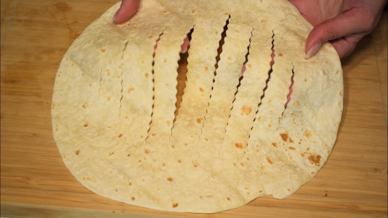 Tortilla Peach Pie 🥧 Secret Recipe ! 