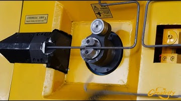R8 rebar stirrup bending  machine video form lucy