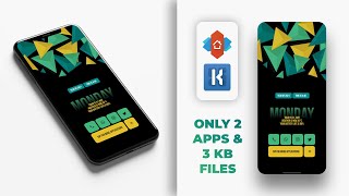You Only Need 2 Apps for this Colorful Setup | Nova Launcher | Custom Made Widget | #shorts screenshot 5