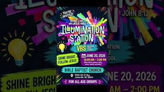 Tomorrow it all lights up at Illumination Station VBS #faith #trustgod #bibletruth #ifb #jesus #vbs
