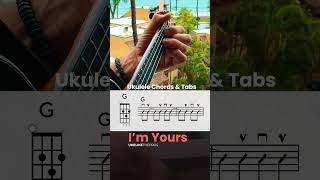 I'm Yours Ukulele Intro &amp; Strumming Lesson 🏝️🎸
